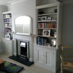 Bespoke Bookcase and Cabinet in London 1